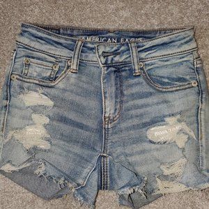 American Eagle Next level Stretch Midi Short Sz 0